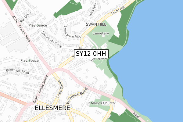 SY12 0HH map - large scale - OS Open Zoomstack (Ordnance Survey) SY12 0HH map - large scale - OS Open Zoomstack (Ordnance Survey)