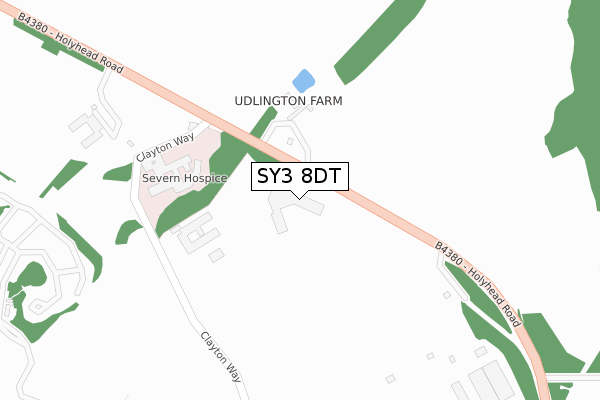 SY3 8DT map - large scale - OS Open Zoomstack (Ordnance Survey) SY3 8DT map - large scale - OS Open Zoomstack (Ordnance Survey)