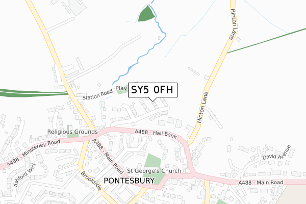 SY5 0FH map - large scale - OS Open Zoomstack (Ordnance Survey) SY5 0FH map - large scale - OS Open Zoomstack (Ordnance Survey)