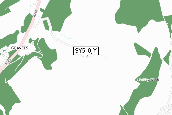 SY5 0JY map - large scale - OS Open Zoomstack (Ordnance Survey) SY5 0JY map - large scale - OS Open Zoomstack (Ordnance Survey)