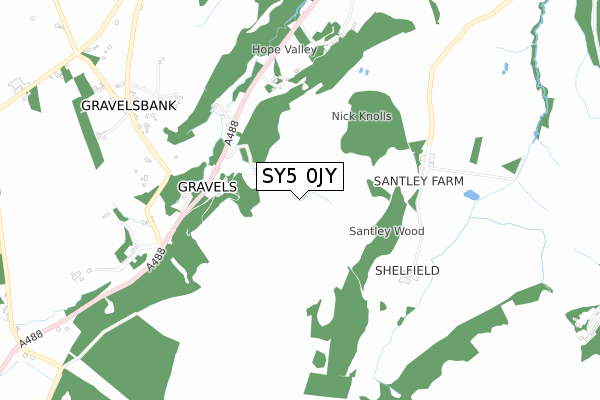 SY5 0JY map - small scale - OS Open Zoomstack (Ordnance Survey) SY5 0JY map - small scale - OS Open Zoomstack (Ordnance Survey)