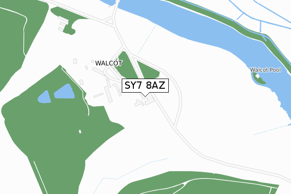 SY7 8AZ map - large scale - OS Open Zoomstack (Ordnance Survey) SY7 8AZ map - large scale - OS Open Zoomstack (Ordnance Survey)
