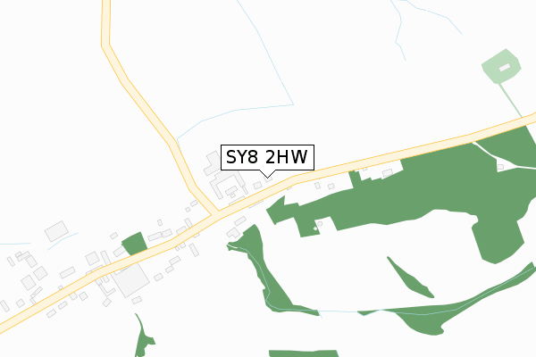 SY8 2HW map - large scale - OS Open Zoomstack (Ordnance Survey) SY8 2HW map - large scale - OS Open Zoomstack (Ordnance Survey)