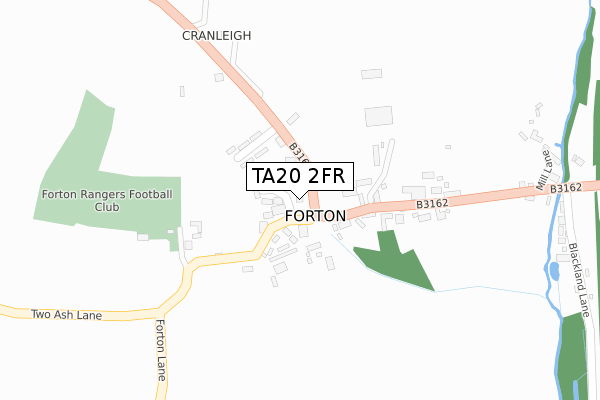TA20 2FR map - large scale - OS Open Zoomstack (Ordnance Survey) TA20 2FR map - large scale - OS Open Zoomstack (Ordnance Survey)