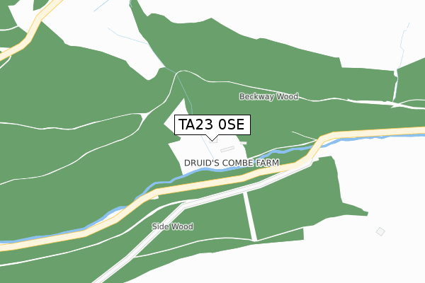 TA23 0SE map - large scale - OS Open Zoomstack (Ordnance Survey)