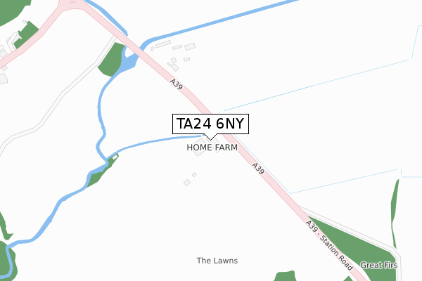 TA24 6NY map - large scale - OS Open Zoomstack (Ordnance Survey) TA24 6NY map - large scale - OS Open Zoomstack (Ordnance Survey)