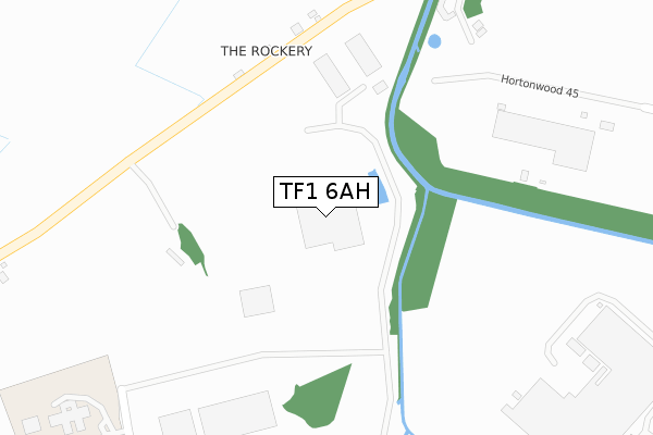 TF1 6AH map - large scale - OS Open Zoomstack (Ordnance Survey) TF1 6AH map - large scale - OS Open Zoomstack (Ordnance Survey)