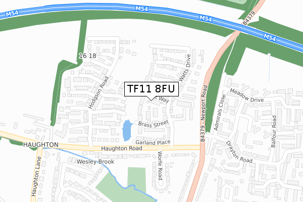 TF11 8FU map - large scale - OS Open Zoomstack (Ordnance Survey) TF11 8FU map - large scale - OS Open Zoomstack (Ordnance Survey)