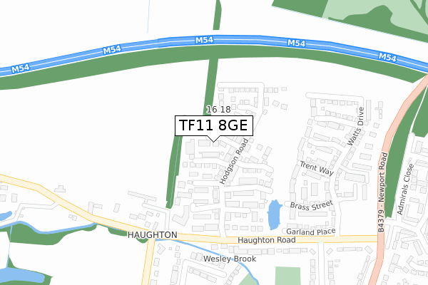 TF11 8GE map - large scale - OS Open Zoomstack (Ordnance Survey) TF11 8GE map - large scale - OS Open Zoomstack (Ordnance Survey)