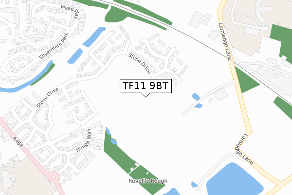 TF11 9BT map - large scale - OS Open Zoomstack (Ordnance Survey) TF11 9BT map - large scale - OS Open Zoomstack (Ordnance Survey)
