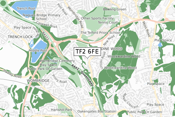 TF2 6FE map - small scale - OS Open Zoomstack (Ordnance Survey) TF2 6FE map - small scale - OS Open Zoomstack (Ordnance Survey)