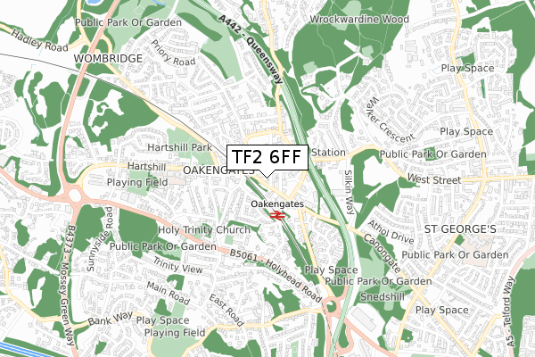 TF2 6FF map - small scale - OS Open Zoomstack (Ordnance Survey) TF2 6FF map - small scale - OS Open Zoomstack (Ordnance Survey)