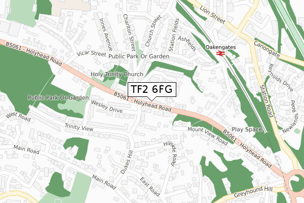 TF2 6FG map - large scale - OS Open Zoomstack (Ordnance Survey) TF2 6FG map - large scale - OS Open Zoomstack (Ordnance Survey)