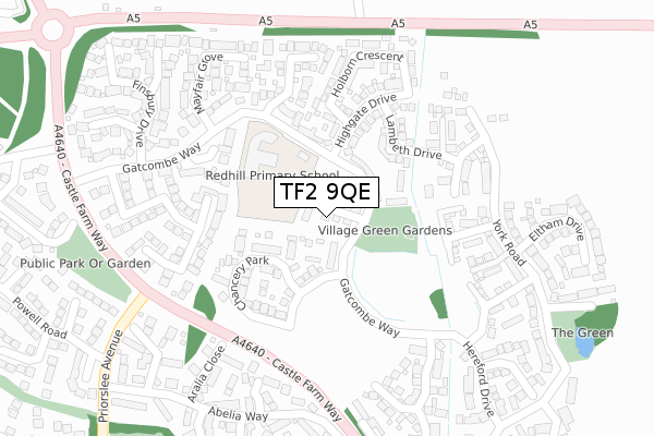 TF2 9QE map - large scale - OS Open Zoomstack (Ordnance Survey) TF2 9QE map - large scale - OS Open Zoomstack (Ordnance Survey)