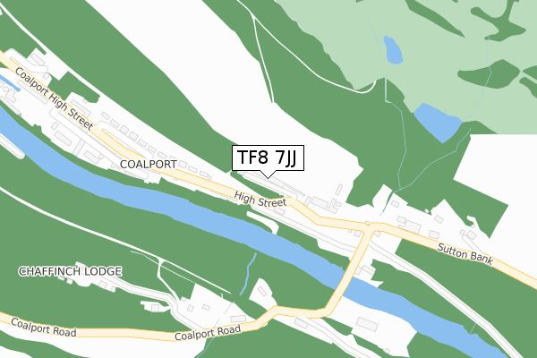TF8 7JJ map - large scale - OS Open Zoomstack (Ordnance Survey) TF8 7JJ map - large scale - OS Open Zoomstack (Ordnance Survey)