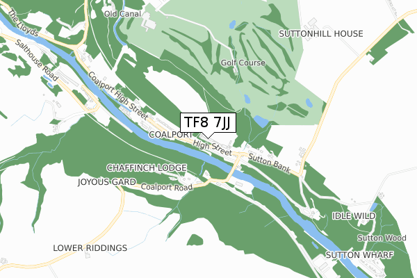 TF8 7JJ map - small scale - OS Open Zoomstack (Ordnance Survey) TF8 7JJ map - small scale - OS Open Zoomstack (Ordnance Survey)