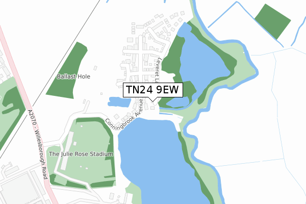 TN24 9EW map - large scale - OS Open Zoomstack (Ordnance Survey) TN24 9EW map - large scale - OS Open Zoomstack (Ordnance Survey)