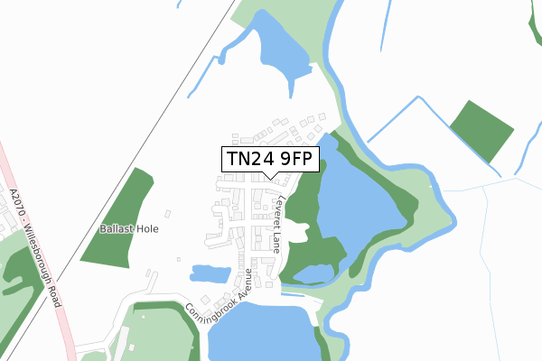 TN24 9FP map - large scale - OS Open Zoomstack (Ordnance Survey) TN24 9FP map - large scale - OS Open Zoomstack (Ordnance Survey)