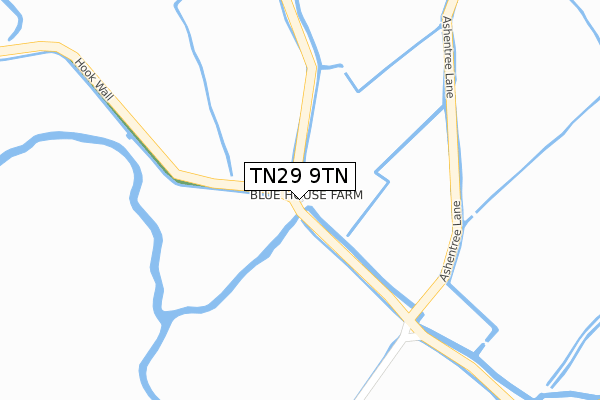 TN29 9TN map - large scale - OS Open Zoomstack (Ordnance Survey) TN29 9TN map - large scale - OS Open Zoomstack (Ordnance Survey)