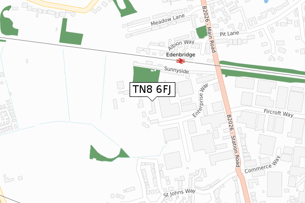 TN8 6FJ map - large scale - OS Open Zoomstack (Ordnance Survey) TN8 6FJ map - large scale - OS Open Zoomstack (Ordnance Survey)