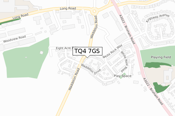 TQ4 7GS map - large scale - OS Open Zoomstack (Ordnance Survey) TQ4 7GS map - large scale - OS Open Zoomstack (Ordnance Survey)