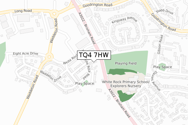 TQ4 7HW map - large scale - OS Open Zoomstack (Ordnance Survey) TQ4 7HW map - large scale - OS Open Zoomstack (Ordnance Survey)