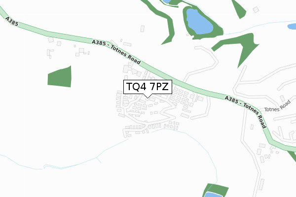 TQ4 7PZ map - large scale - OS Open Zoomstack (Ordnance Survey)