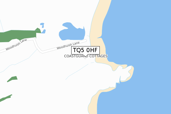 TQ5 0HF map - large scale - OS Open Zoomstack (Ordnance Survey)