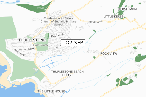 TQ7 3EP map - small scale - OS Open Zoomstack (Ordnance Survey) TQ7 3EP map - small scale - OS Open Zoomstack (Ordnance Survey)