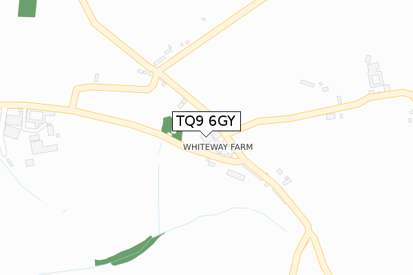 TQ9 6GY map - large scale - OS Open Zoomstack (Ordnance Survey) TQ9 6GY map - large scale - OS Open Zoomstack (Ordnance Survey)