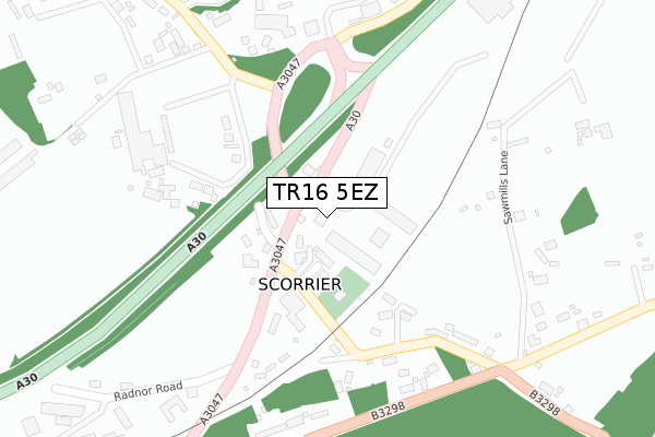 TR16 5EZ map - large scale - OS Open Zoomstack (Ordnance Survey) TR16 5EZ map - large scale - OS Open Zoomstack (Ordnance Survey)