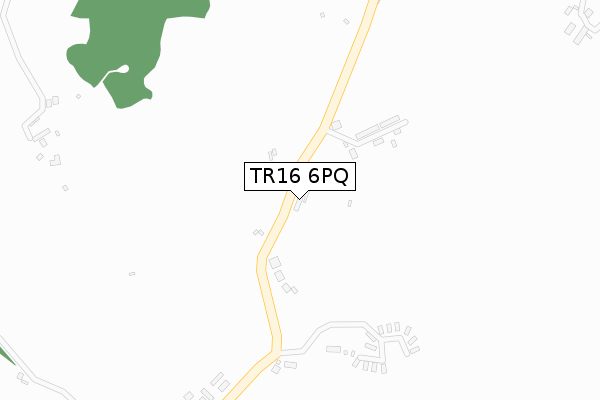 TR16 6PQ map - large scale - OS Open Zoomstack (Ordnance Survey)