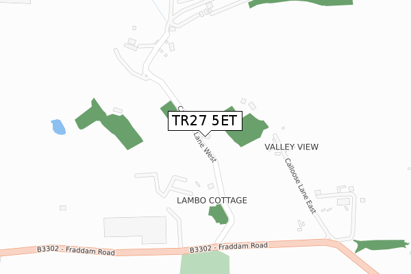 TR27 5ET map - large scale - OS Open Zoomstack (Ordnance Survey) TR27 5ET map - large scale - OS Open Zoomstack (Ordnance Survey)