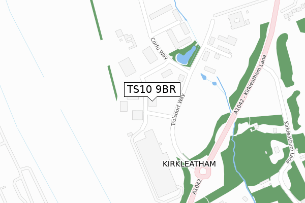 TS10 9BR map - large scale - OS Open Zoomstack (Ordnance Survey) TS10 9BR map - large scale - OS Open Zoomstack (Ordnance Survey)
