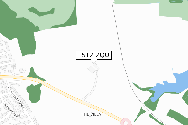 TS12 2QU map - large scale - OS Open Zoomstack (Ordnance Survey) TS12 2QU map - large scale - OS Open Zoomstack (Ordnance Survey)
