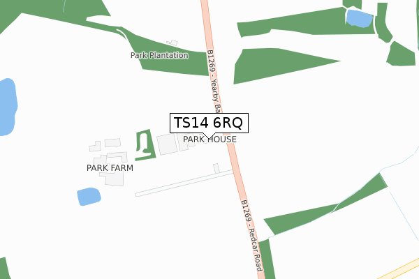 TS14 6RQ map - large scale - OS Open Zoomstack (Ordnance Survey) TS14 6RQ map - large scale - OS Open Zoomstack (Ordnance Survey)