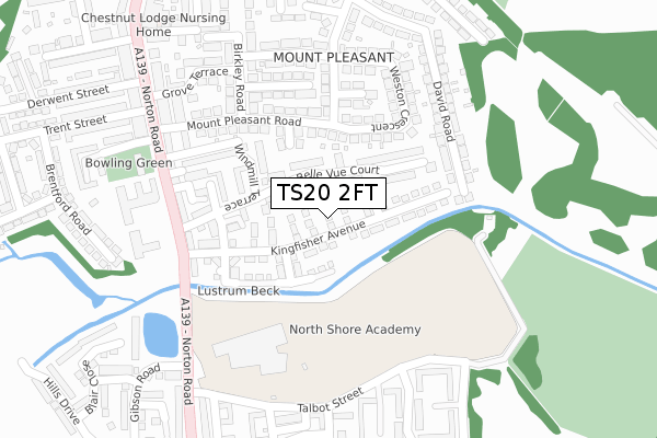 TS20 2FT map - large scale - OS Open Zoomstack (Ordnance Survey) TS20 2FT map - large scale - OS Open Zoomstack (Ordnance Survey)