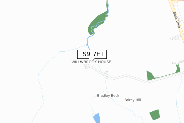 TS9 7HL map - large scale - OS Open Zoomstack (Ordnance Survey) TS9 7HL map - large scale - OS Open Zoomstack (Ordnance Survey)