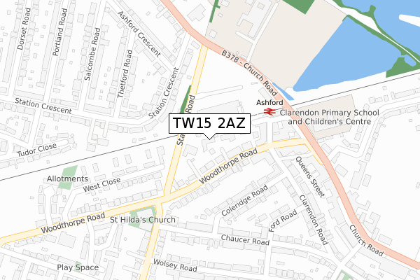 TW15 2AZ map - large scale - OS Open Zoomstack (Ordnance Survey) TW15 2AZ map - large scale - OS Open Zoomstack (Ordnance Survey)