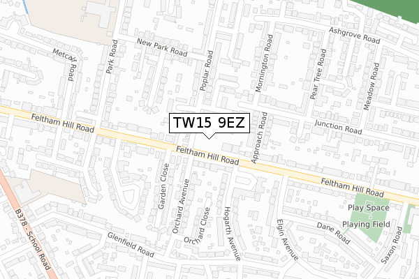 TW15 9EZ map - large scale - OS Open Zoomstack (Ordnance Survey) TW15 9EZ map - large scale - OS Open Zoomstack (Ordnance Survey)