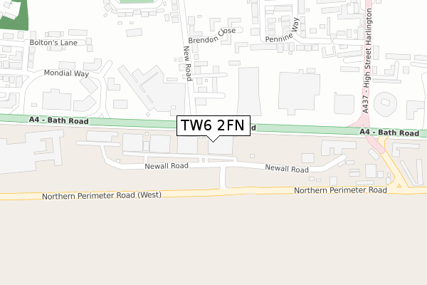 TW6 2FN map - large scale - OS Open Zoomstack (Ordnance Survey) TW6 2FN map - large scale - OS Open Zoomstack (Ordnance Survey)