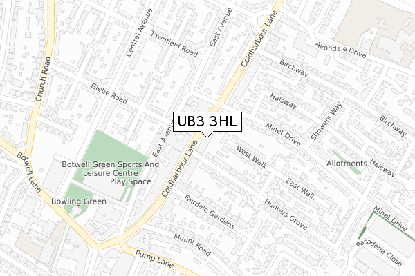 UB3 3HL map - large scale - OS Open Zoomstack (Ordnance Survey) UB3 3HL map - large scale - OS Open Zoomstack (Ordnance Survey)