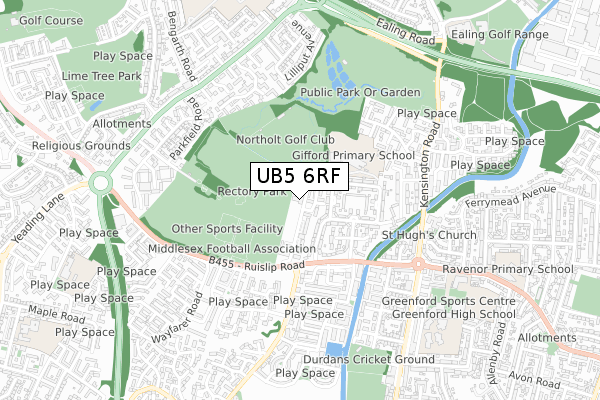 UB5 6RF map - small scale - OS Open Zoomstack (Ordnance Survey) UB5 6RF map - small scale - OS Open Zoomstack (Ordnance Survey)