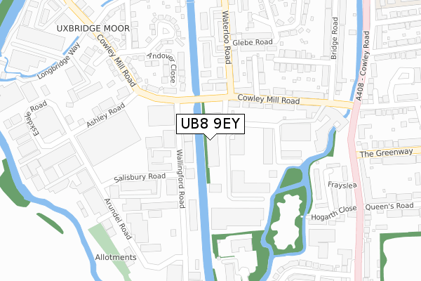 UB8 9EY map - large scale - OS Open Zoomstack (Ordnance Survey) UB8 9EY map - large scale - OS Open Zoomstack (Ordnance Survey)