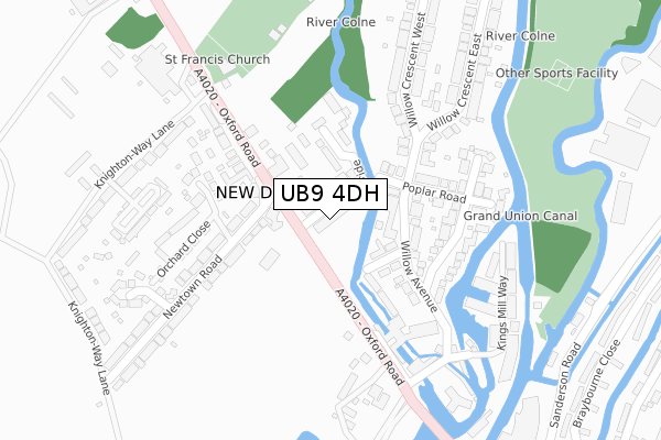 UB9 4DH map - large scale - OS Open Zoomstack (Ordnance Survey) UB9 4DH map - large scale - OS Open Zoomstack (Ordnance Survey)
