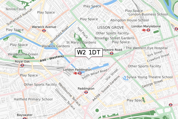 W2 1DT map - small scale - OS Open Zoomstack (Ordnance Survey) W2 1DT map - small scale - OS Open Zoomstack (Ordnance Survey)