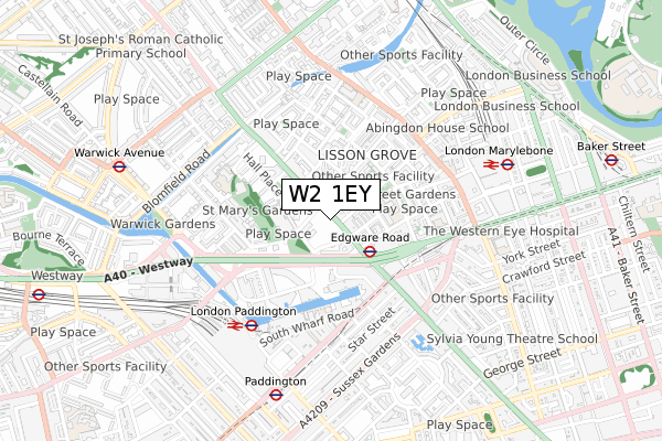 W2 1EY map - small scale - OS Open Zoomstack (Ordnance Survey) W2 1EY map - small scale - OS Open Zoomstack (Ordnance Survey)