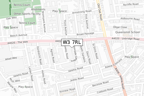 W3 7RL map - large scale - OS Open Zoomstack (Ordnance Survey) W3 7RL map - large scale - OS Open Zoomstack (Ordnance Survey)