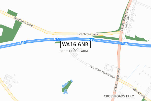WA16 6NR map - large scale - OS Open Zoomstack (Ordnance Survey) WA16 6NR map - large scale - OS Open Zoomstack (Ordnance Survey)