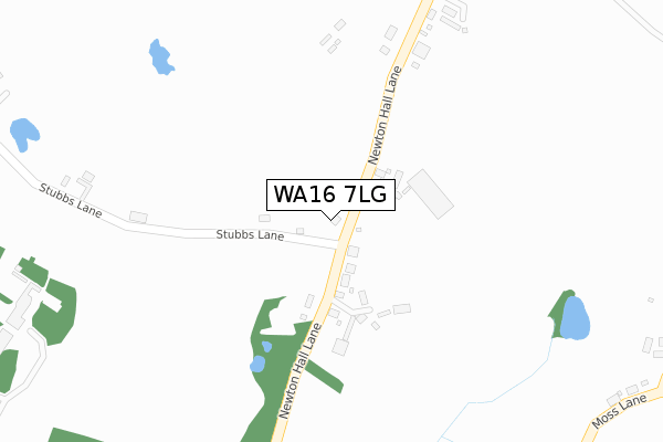 WA16 7LG map - large scale - OS Open Zoomstack (Ordnance Survey) WA16 7LG map - large scale - OS Open Zoomstack (Ordnance Survey)